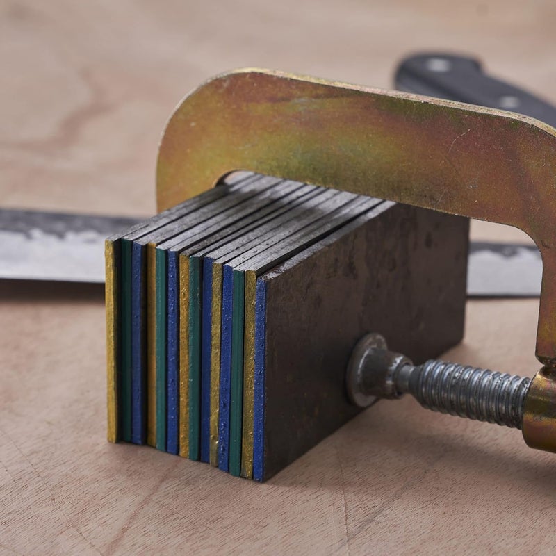 HERMIT TOOLS 6 Pack 4"x2"x0.125" 15N20 Steel Flat Stock Bar Blade Billets Blanks Knife Making Forging, The Perfect Knife Making Steel for Professional & Hobbyist Use Annealed High Carbon Steel for DIY Knife Making - Image 5